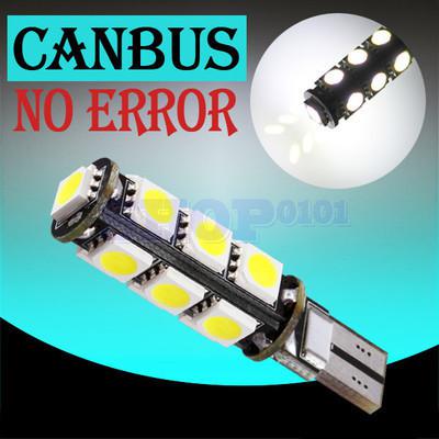 T10 13 smd pure white canbus error free interior car w5w 13 led light bulb lamp