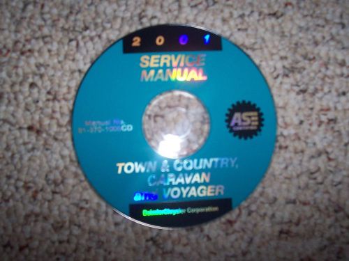 2001 chrysler town &amp; country shop service repair manual cd lx ex lxi limited