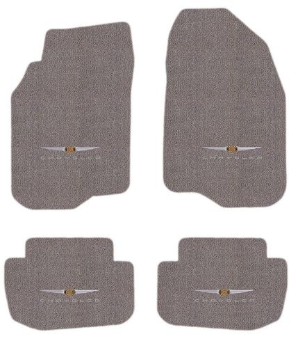 Chrysler 300c grey mats all four with double wings logo 2005-2010