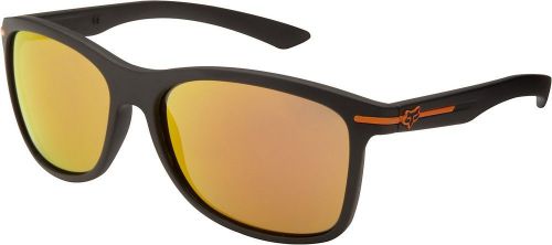 Fox the double deuce sunglasses matte black frame orange spark motocross 2013