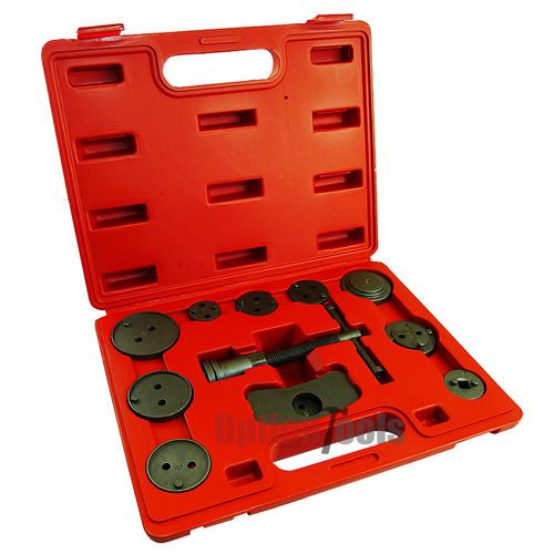 11pc car/truck caliper wind back disc brake pad piston comprossor auto tool kit