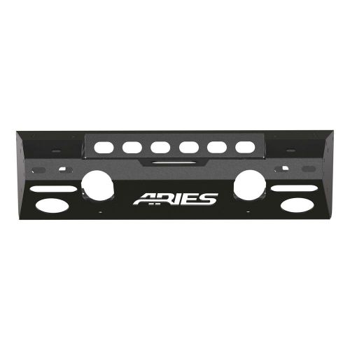 Aries automotive al15600-0 replacement stubbie bumper; front fits wrangler (jk)