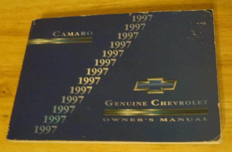 1997 camaro owner's manual