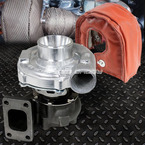 T04e t3/t4 ar.63 57 trim turbocharger/turbo external wastegate+red heat blanket