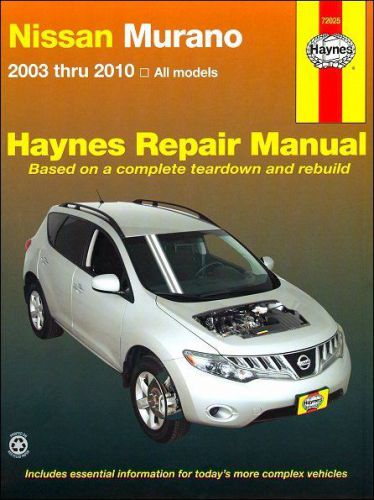 Nissan murano repair manual 2003-2010