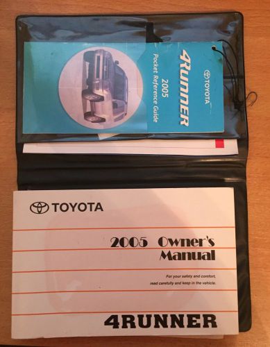 2005 toyota 4runner four 4 runner ~ oem owners manual with case