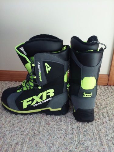 Fxr backshift core boot size 11 charcoal/hi-vis