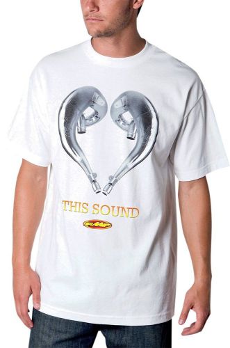 Fmf apparel f211s18106whtxl tee love sound wht xl