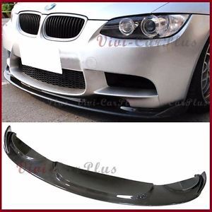 H look 3k carbon fiber front extension lower lip fit 08-13 e93 e92 e90 m3 bumper