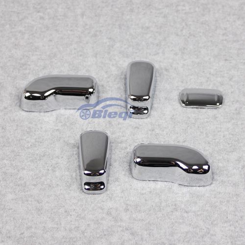Chrome door seat button adjust switch cover trim for subaru outback 2016 2017