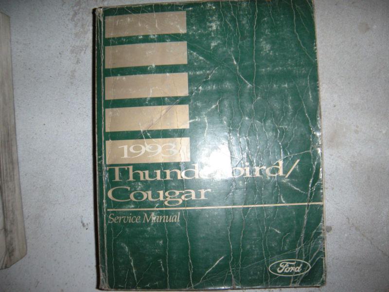 1993 thunderbird /cougar ford service manual