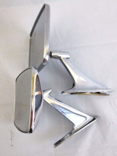 Vintage ford bronco chrome rearveiw mirror pair  eotb-17743-ab