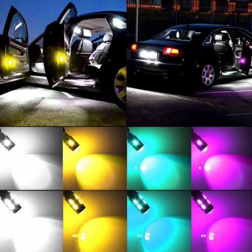 10x t10 194 w5w 10-led 5630 smd fpc canbus error free car wedge light lamp bulb
