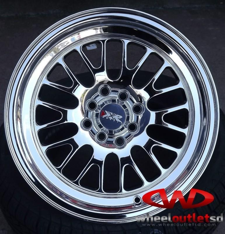 New 15x8" xxr 531 platinum finish  4x100/4x114.3 et +20 offset