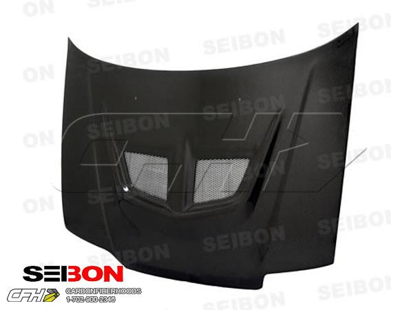 Seibon carbon fiber evo-style carbon fiber hood kit auto body honda civic, crx 8