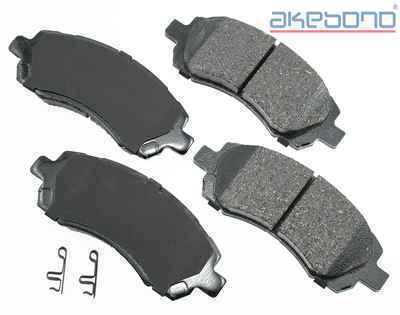 Akebono act722 brake pad or shoe, front-proact ultra premium ceramic pads