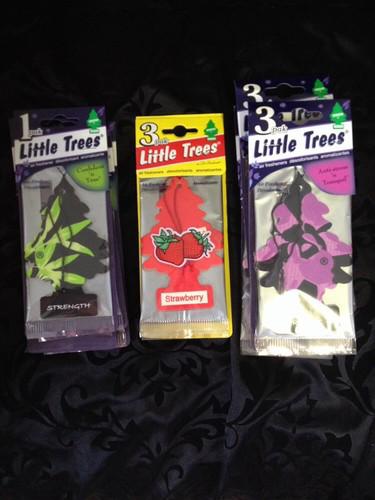 Lot of (26) car air fresheners ( relax, strawberry, strength) new