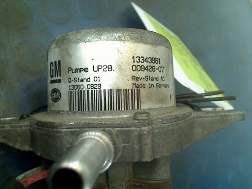 Vacuum pump brakes opel astra j (pc6/pd6/pe6/pf6) 2013 13343961-