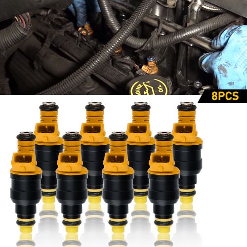 Set of (8) flow matched 0280150943 fuel injectors for ford 4.6 5.0 5.4 5.8