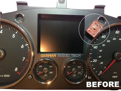 Volkswagen touareg instrument speedometer cluster 2007-2010 - repair service fix