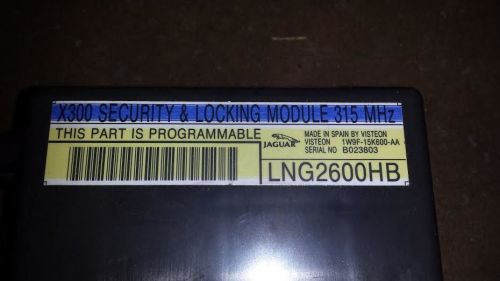 1998 99 00 01 02 03 jaguar xj8 xjr vanden plas security locking module lng2600hb