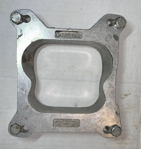 Mr. gasket carburetor #1932 aluminum 4 bbl barrel adapter plate