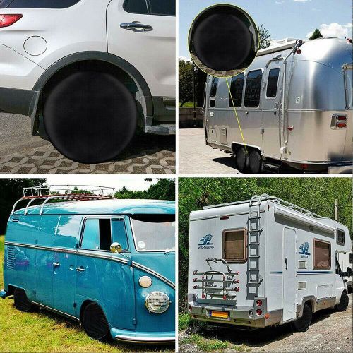 4pcs 30-32in waterproof tire covers wheel &amp; type rv trailer camper sun protector