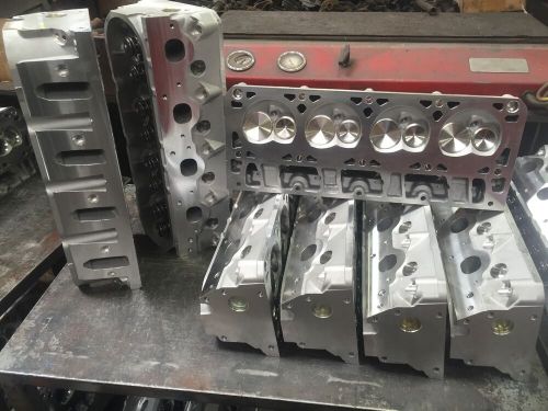 2 chevy ls1 ls2 ls6 210cc 64cc 2 aluminum cylinder heads pro header qual cast