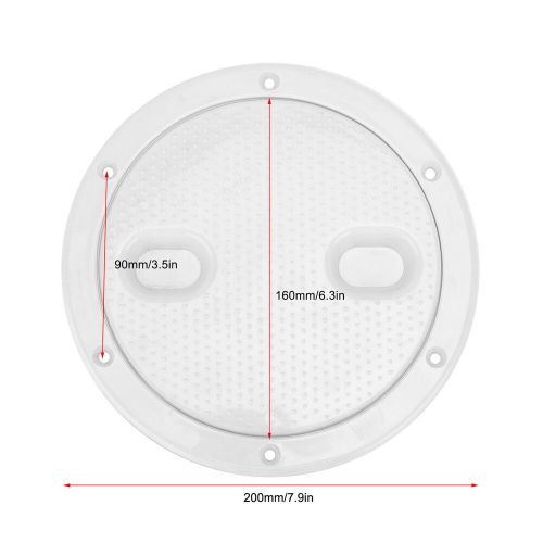 6in deck plate inspection hatch cover round white nonslip antiaging