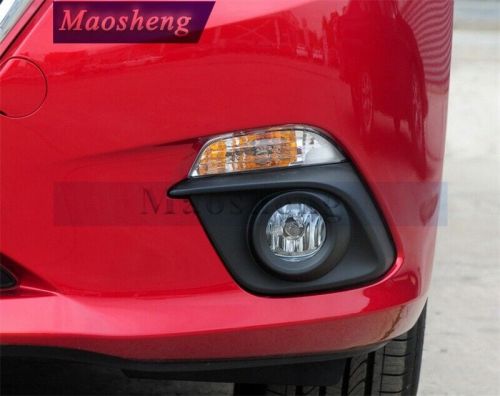 Left side front bumper fog light cover for mazda 3 axela 2014-2016