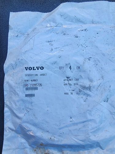 Volvo 21095726 exhaust gasket contains 4 gaskets