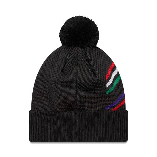 Aprilia side stripe cuff beanie adults - black