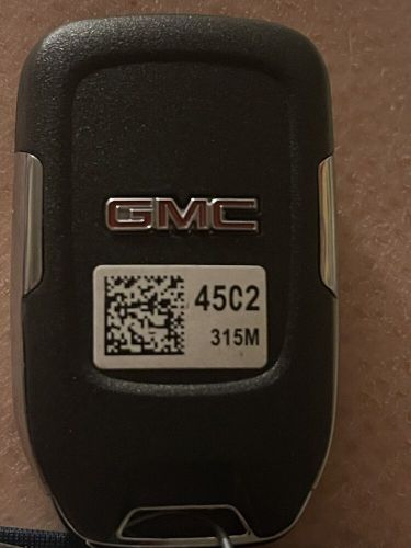 2017-2021 gmc acadia oem (b) 5 button key fob remote transmitter