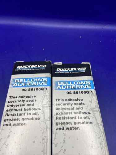 2 oem mercruiser alpha bravo bellows bellow adhesive tube 1.5 oz 92-86166q1