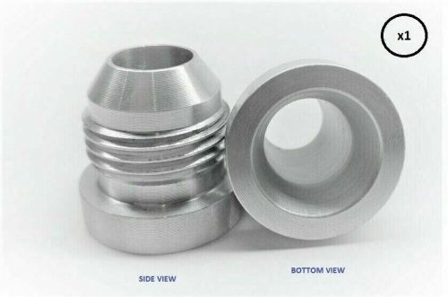 An10 high flow male aluminium alloy weld on bung fitting -10 an-10