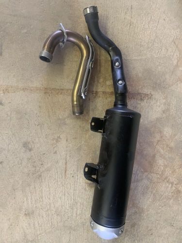 Yamaha yfz450r yfz450x 09-24 full exhaust header head pipe muffler silencer oem