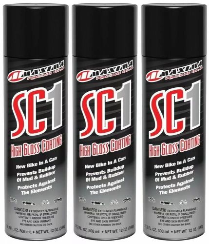 Maxima 78920 high gloss sc1 clear coat aerosol spray 3 &#034; 12oz&#034; cans