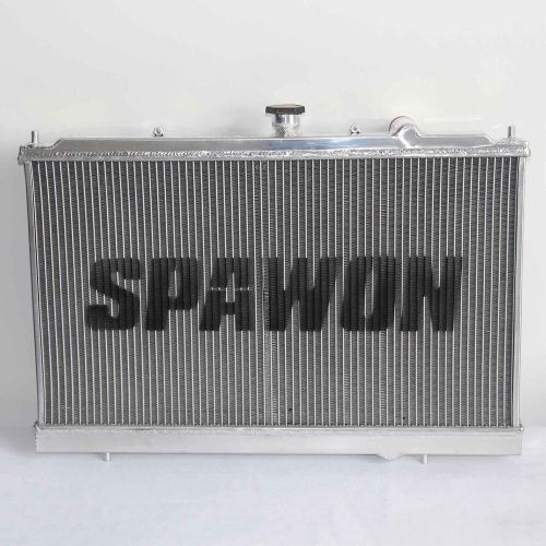 2208 aluminum spawon radiator for mitsubishi mirage de es ls 1997-02 1.8l l4 at