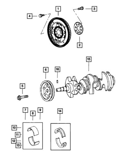 Genuine mopar flex-plate 4736299ac