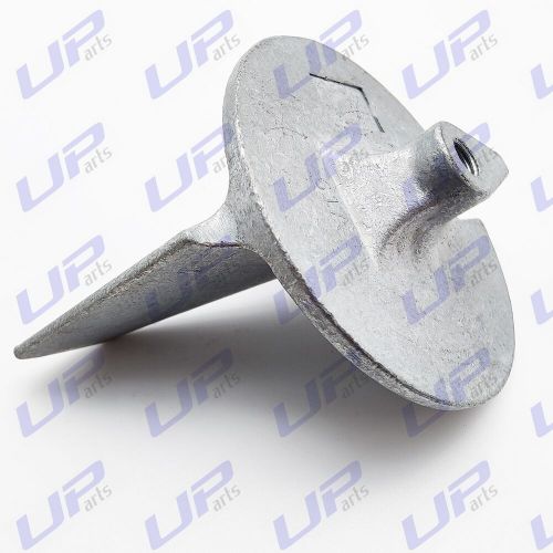 61a-45371-00-00, 18-6119 zinc trim tab anode for yamaha outboards 200 225 250 hp