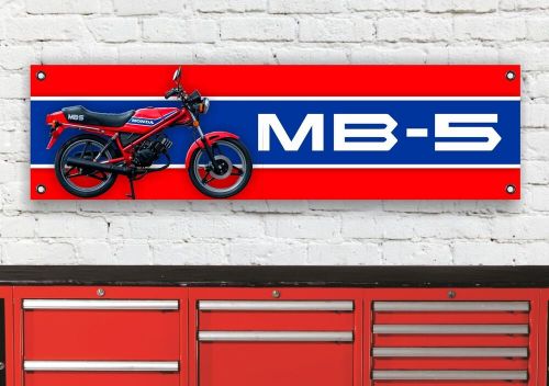 Br477b mb-5 mb50 inspired flexible workshop banner sign sports moped