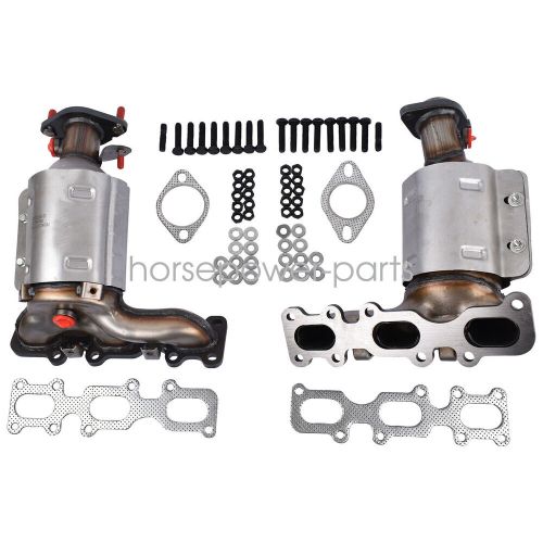 For 2013-2019 ford explorer taurus 3.5l catalytic converter front left&amp;right set