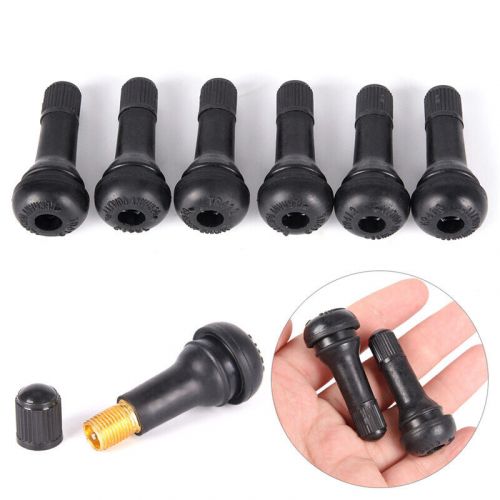 5pcs/set black tr413 tubeless car wheel tire valve stems with caps tyre ho