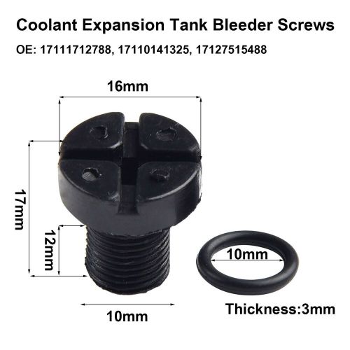 Bleed screw 17111712788 coolant expansion tank direct replacement 8pcs