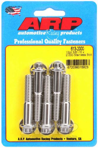 Arp 613-2000 3/8-16 x 2.000 12pt ss bolts