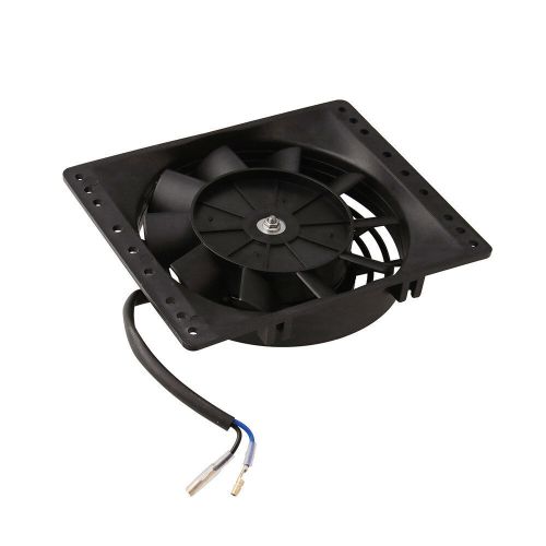 6&#034;inch slim electric fan radiator cooling fans&amp;mount universal pull push 12v 80w