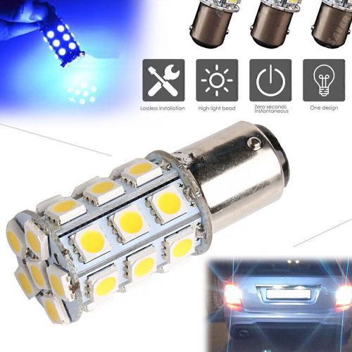 1*ba15d led boat bulb car light interior bulbs white 27-smd 1004 1076 1142 blue