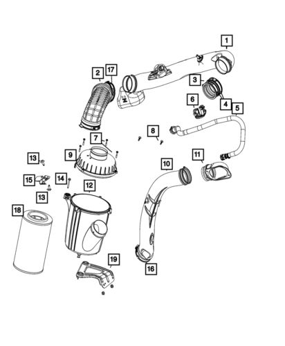 Genuine mopar hex head screw mounting 6107011aa