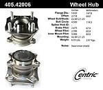 Centric parts 405.42006e rear hub assembly