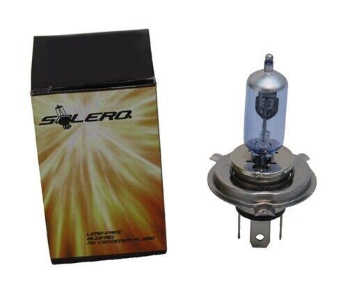 Solero h4 super white xenon headlight bulb 60/55w